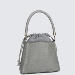 Milliotandco Nurita Harith Natya Top Handles Bag (Grey) Bags