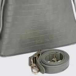 Milliotandco Nurita Harith Natya Top Handles Bag (Grey) Bags