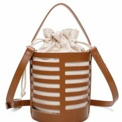 Milliotandco Bags Zenobia Top Handle Bag (Brown)