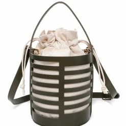 Milliotandco Zenobia Top Handle Bag (Green)