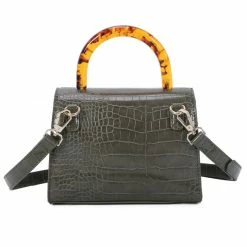 Milliotandco Bags Joelle Top Handles Bag (Dark Sea Green)