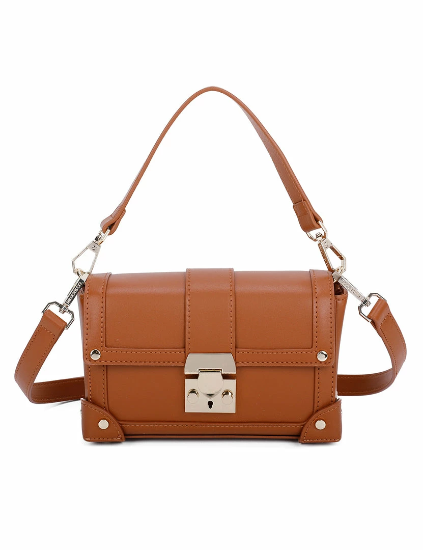 Milliotandco Bags Dalia Top Handles Bag (Brown)