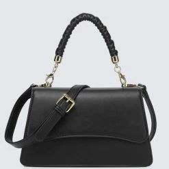 Milliotandco Nurita Harith Nylea Top Handles Bag (Black) Bags