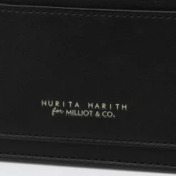 Milliotandco Nurita Harith Nylea Top Handles Bag (Black) Bags