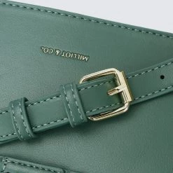 Milliotandco Sweetheart Top Handle Bag (Dark Green)
