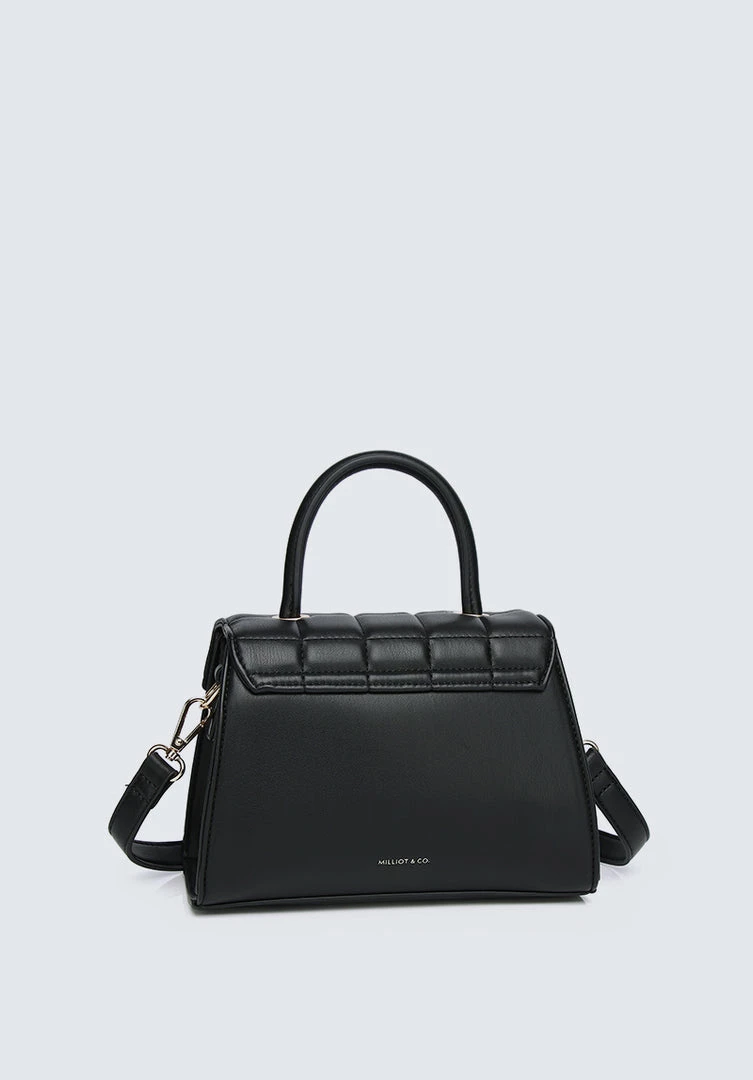 Milliotandco La Mode Top Handle Bag (Black) Bags