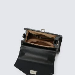 Milliotandco La Mode Top Handle Bag (Black) Bags