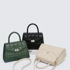 Milliotandco La Mode Top Handle Bag (Black) Bags