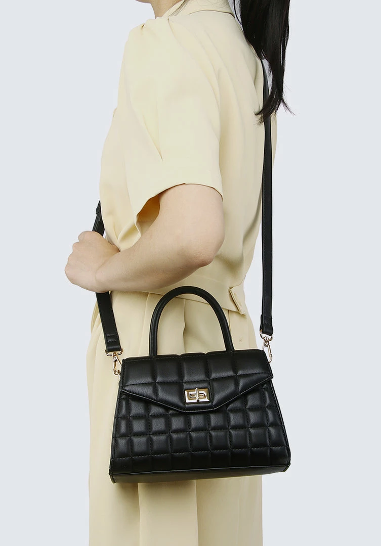 Milliotandco La Mode Top Handle Bag (Black) Bags