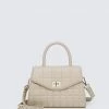 Milliotandco La Mode Top Handle Bag (Beige) Bags