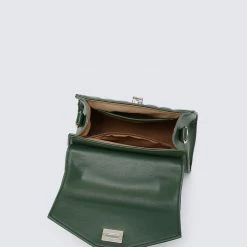 Milliotandco La Mode Top Handle Bag (Dark Green)