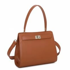 Milliotandco Bags Janna Top Handles Bag (Brown)
