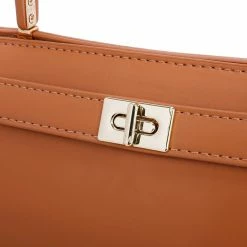 Milliotandco Bags Janna Top Handles Bag (Brown)