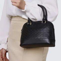 Milliotandco Disney Mickey Miracle Top Handle Bag (Black) Bags