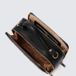 Milliotandco Disney Mickey Sparkle Top Handle Bag (Black) Bags