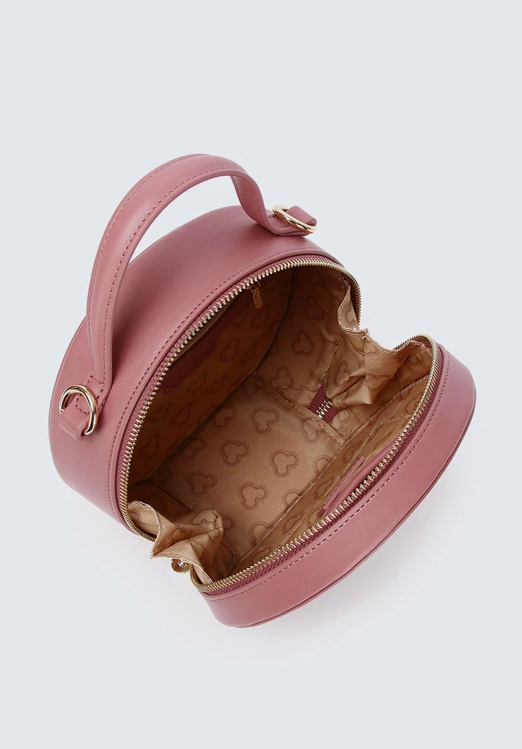 Milliotandco Disney Mickey You're So Fine Top Handle Bag (Pale Red Violet) Bags