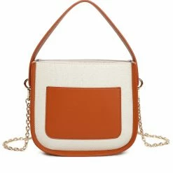 Milliotandco Bags Simona Top Handle Bag (Brown)
