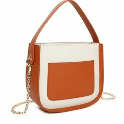 Milliotandco Bags Simona Top Handle Bag (Brown)