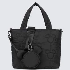 Milliotandco Disney Mickey Never Stop Dreaming Tote Bag (Black) Bags