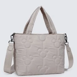 Milliotandco Disney Mickey Never Stop Dreaming Tote Bag (Khaki) Bags