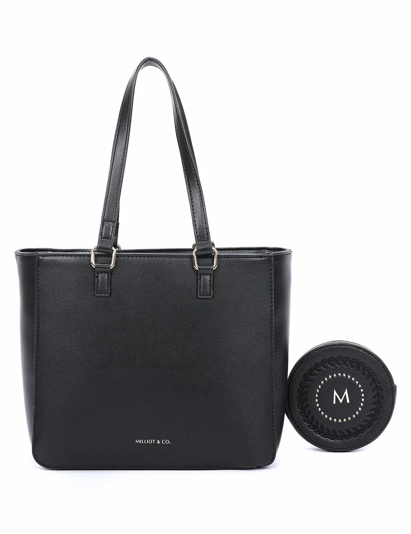 Milliotandco Bags Dominica Totes Bag (Black)