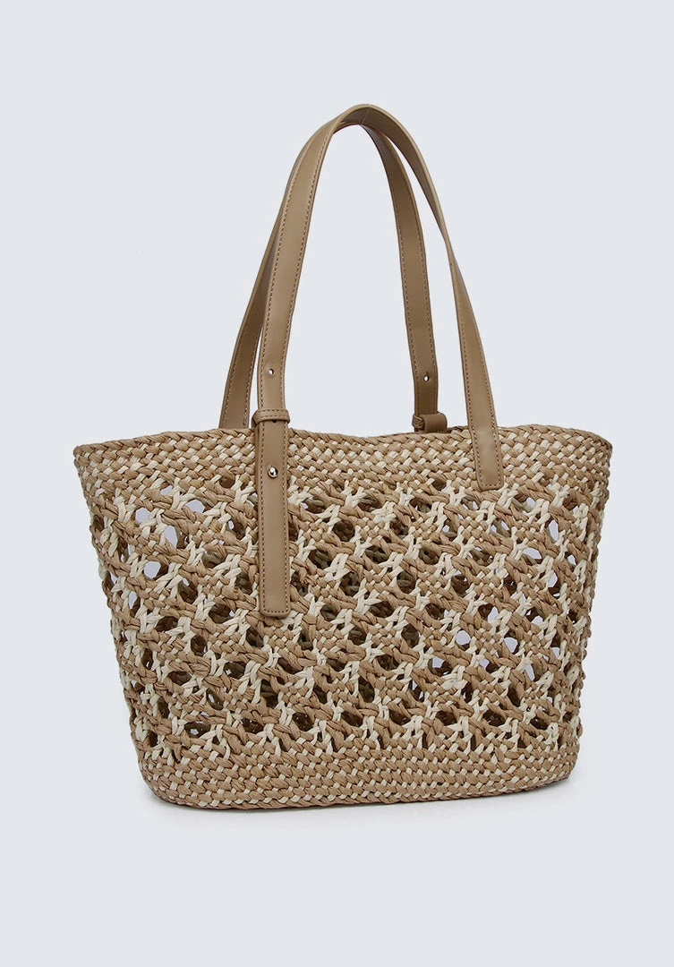 Milliotandco Bags WTP Everything Is Honey Totes Bag (Beige)