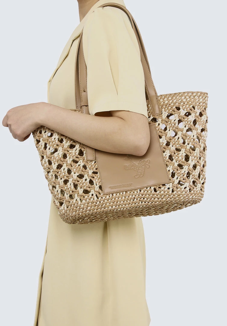 Milliotandco Bags WTP Everything Is Honey Totes Bag (Beige)