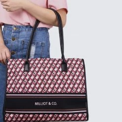 Milliotandco Bags Disney Mickey Oh Boy! Tote Bag (Black)