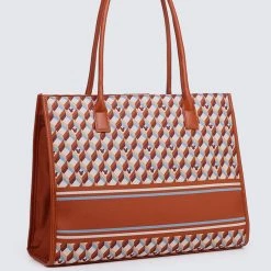 Milliotandco Disney Mickey Oh Boy! Tote Bag (Brown)