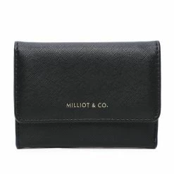 Milliotandco Opie Trifold Wallet (Black) Bags