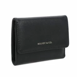 Milliotandco Opie Trifold Wallet (Black) Bags