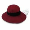 Milliot & Co Alexis Bucket Hat (Maroon) Accessories