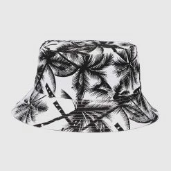Milliot & Co Coconut Tree Bucket Hat (White) Accessories