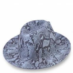Milliot & Co Accessories Alison Fedora (Medium Blue)