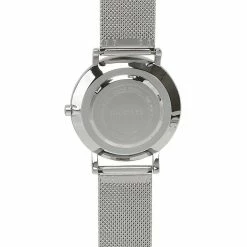 Milliotandco Accessories Greysen Silver Mesh Strap Watch (Silver)