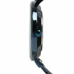 Milliotandco Accessories Greysen Blue Mesh Strap Watch (Steel Blue)