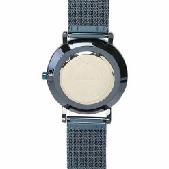 Milliotandco Accessories Greysen Blue Mesh Strap Watch (Steel Blue)