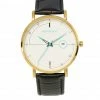 Milliotandco Accessories Coen Gold Leather Strap Watch (Charcoal)
