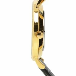 Milliotandco Accessories Coen Gold Leather Strap Watch (Charcoal)