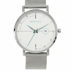 Milliotandco Coen Silver Mesh Strap Watch (Silver) Accessories