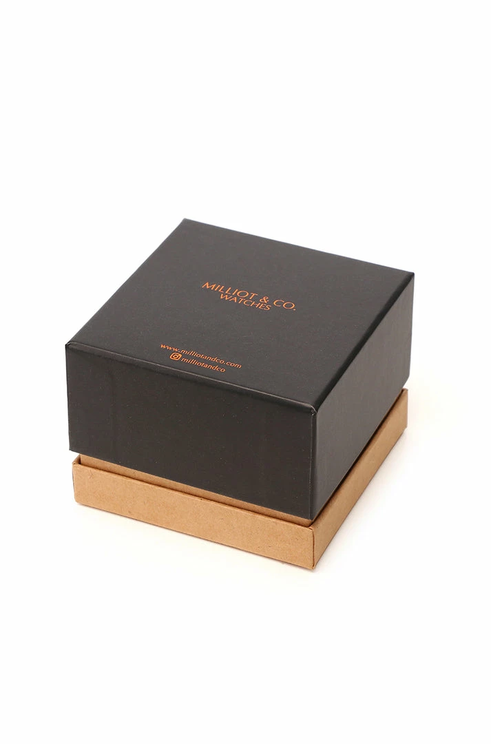 Milliotandco Brayson Black Stainless Steel Strap Watch (Iron)