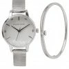 Milliotandco Silver Watches Zoey Silver Mesh Strap Watch (Silver)