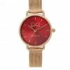 Milliotandco Disney Snow White Mirror Mirror Mesh Strap Watch (Rose Gold)