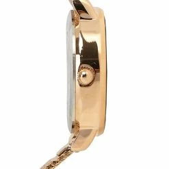 Milliotandco Disney Cinderella Pumpkin Carriage Mesh Strap Watch (Rose Gold)