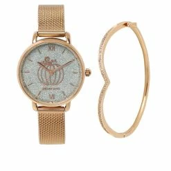 Milliotandco Accessories Disney Cinderella Pumpkin Carriage Watch Set (Rose Gold)
