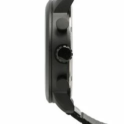 Milliotandco Accessories Cedric Black Mesh Strap Watch (Iron)