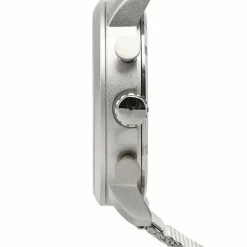 Milliotandco Accessories Cedric Silver Mesh Strap Watch (Silver)