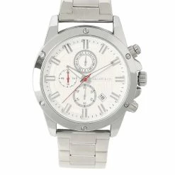 Milliotandco Javon Silver Stainless Steel Strap Watch (Silver)