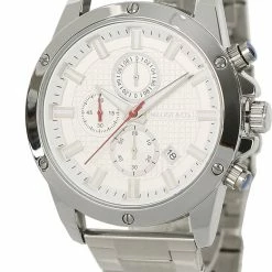 Milliotandco Javon Silver Stainless Steel Strap Watch (Silver)