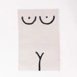 Milliotandco Pure Microfiber Rug (White) The Home Edit